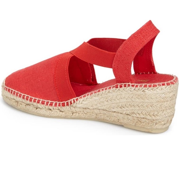 Toni Pons Ter Slingback Espadrille Sandal Red Size 6.5 - Picture 2 of 7